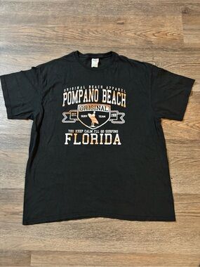 Pompano Beach Florida Graphic Tee - size XL